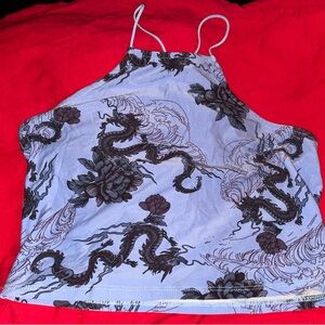 Rue21 Purple Trendy Crop Top